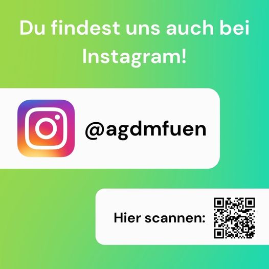 Die AGDM nun auch auf Instagram!