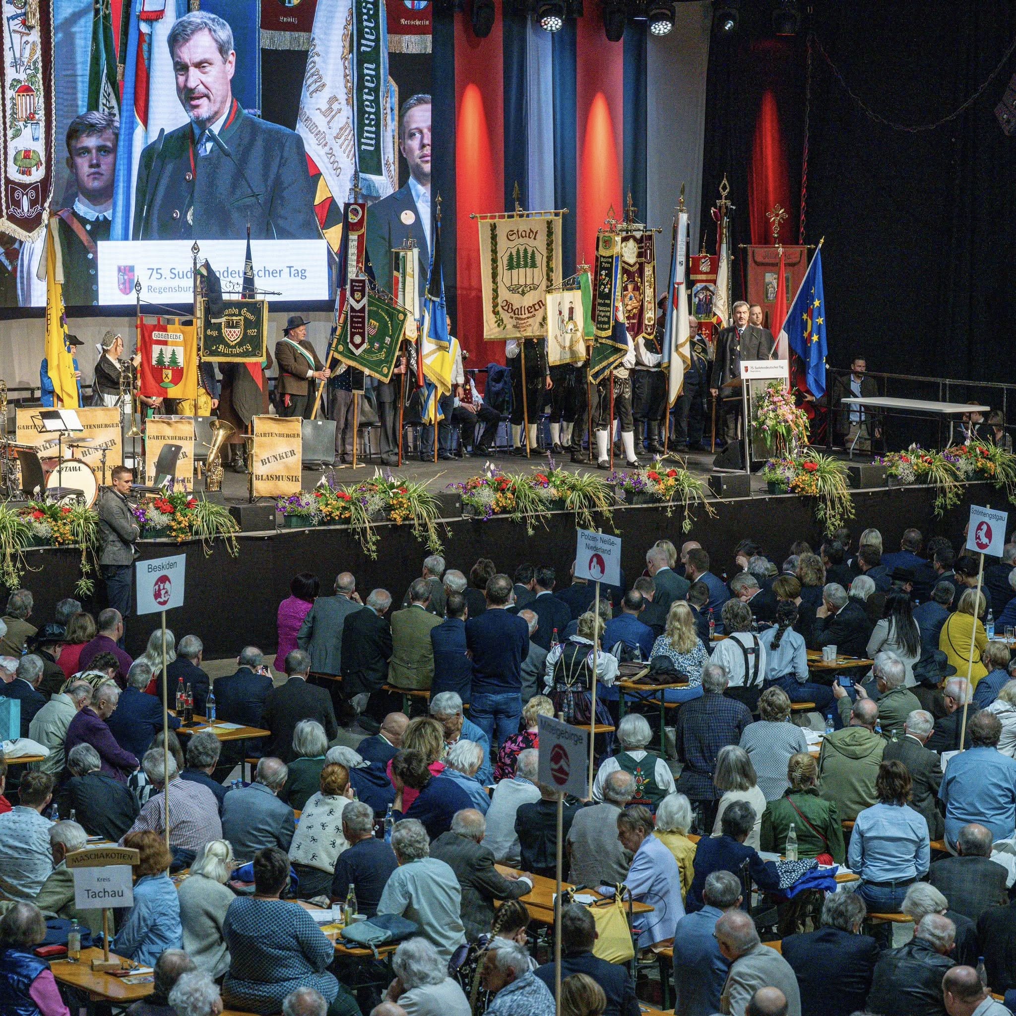 Bernard Gaida beim 75. Sudetendeutschen Tag Bernard Gaida beim 75. Sudetendeutschen Tag