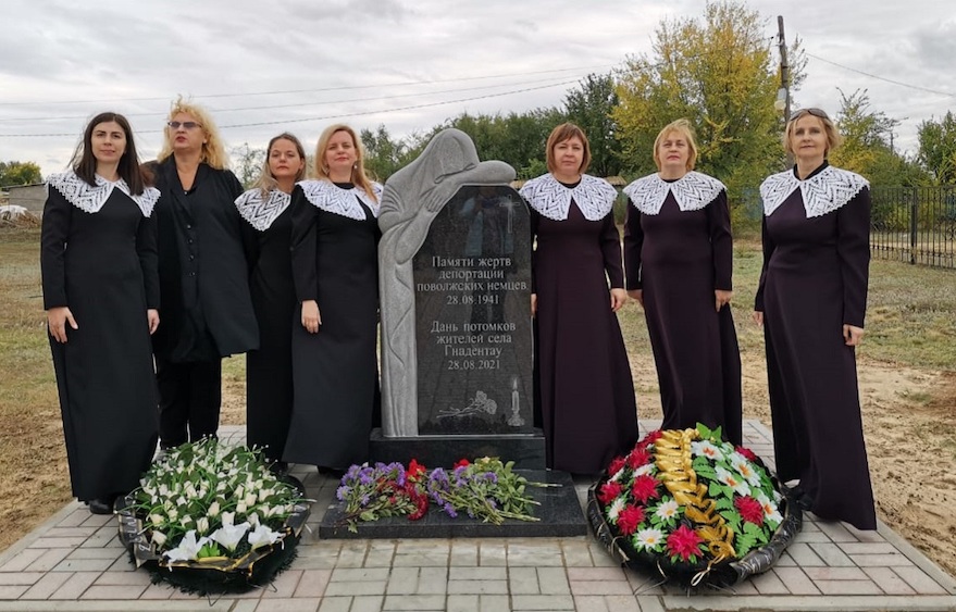 In der Wolgaregion wurde ein Denkmal zum 80. Jahrestag der Deportation errichtet