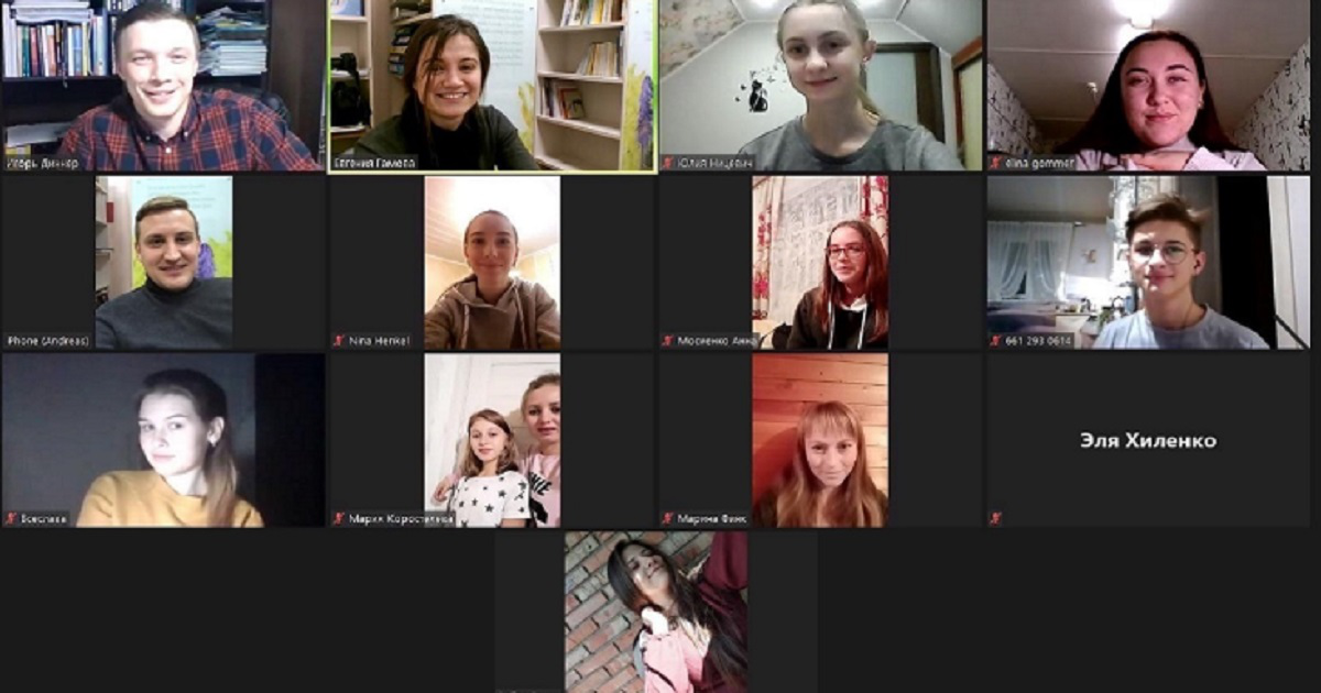 Ethnokulturelle Treffen für junge Russlanddeutsche im online-Format